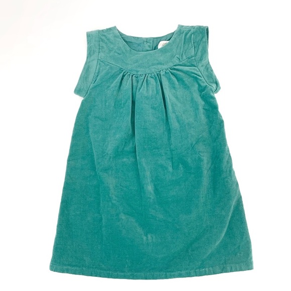 Gymboree Other - Gymboree Baby Sleeveless Teal Velvet Dress
